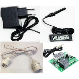 Resim Kuluçka Seti, Adaptör, Termostat, Duy, Nem Ölçer, Kuluçka N11.2787 