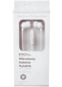 Resim ACL Ear-in Fit™ Mikrofonlu Kulakiçi Kulaklık 3.5mm 