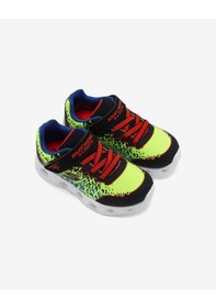 Resim Skechers Vortex 2.0 - Zorento Küçük Erkek Çocuk Siyah Işıklı Spor Ayakkabı 400603n Bkmt Siyah 