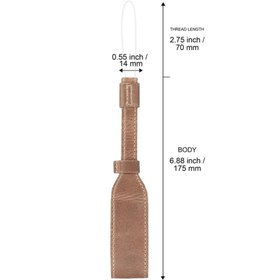 Resim MegaGear Hakiki Deri Fotoğraf Makinesi Bilek Kayışı 