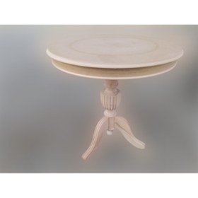 Resim BENGİ TİCARET Fiskos 18187 Baba ayak Klasik Model Ahşp Kayın ayak HAM MDF tabla Demont EL Yapım 