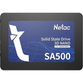 Resim Netac SA500 256GB 2.5 SSD Disk SATA 3 500 MB/s Okuma 400 MB/s Yazma Hızı ile 