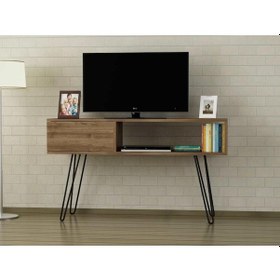 Resim Dekorister Lara Metal Ayaklı Tv Ünitesi Ceviz 