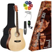 Resim SX SD104CEK Elektro Akustik Gitar (Natural) 