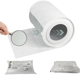 Resim Faf Fresh Air Filter 10 Adet Elektrostatik Pamuk, Xiaomi Purifier Serileri İle Uyumlu Hava Temizleyici Filtre Üstü Elektrostatik Toz Tutucu Koruyucu (PRO H) 