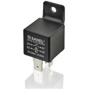 Resim Genel Markalar Sanel Sr 1245 80 Amper 12 Volt Güçlendirilmiş Role 