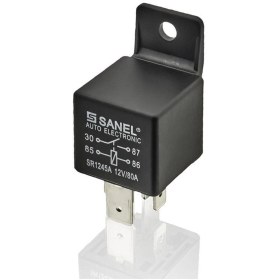 Resim Genel Markalar Sanel Sr 1245 80 Amper 12 Volt Güçlendirilmiş Role 