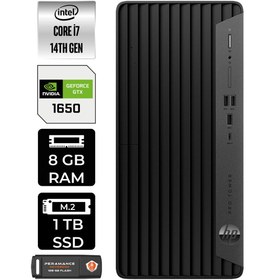 Resim HP Pro Tower 400 G9 i7 14700 8GB 1TB SSD GTX1650/4GB W11P Masaüstü Bilgisayar & PER4 USB Bellek 