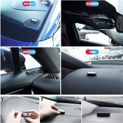 Resim MAİN SHOP 1 Adet Mavi Renk Güneş Enerjili LED Güvenlik Işıkları, Caydırıcı Hırsızlık Alarm Ledi Bataryasız 