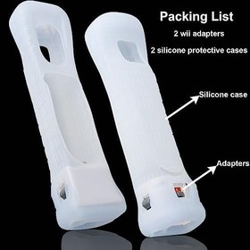 Resim Machine-Ya Wii Motion Plus Adaptör Sensörü Hızlandırıcı Nintendo Uzaktan Kumanda Wii U Motion Plus (Beyaz (1 ADET)) 