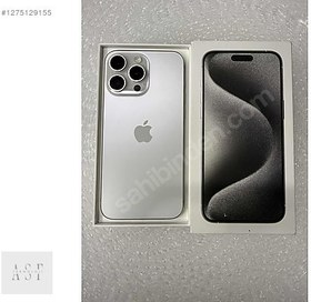 Resim Apple iPhone 15 Pro Max İkinci El YD | 256 GB | Beyaz 