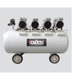 Resim Attlas Sc 40200 Monofaze Sessiz Kompresör 200 Lt 4.0 Hp. 