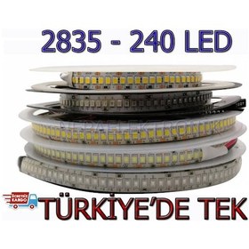 Resim Şerid Led 2835 Smd 240 Leds/M Dc12V Su Geçirmez 