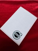 Resim ATTA PAZARLAMA Kabartmalı Pleksi Beyaz Deri Volvo Markalı Ruhsatlık, Ruhsat Kılıfı, Ruhsat Cüzdanı, Ruhsat Kabı 