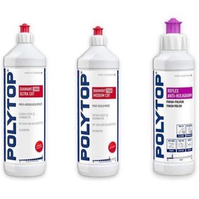 Resim Polytop 3000 Kalın 7000 İnce Pasta Reflex Hare Giderici Set 250 m 