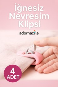 Resim adornazzle 4 Adet Nevresim Tutucu Klips Seti, Yorgan Klipsi, Yorgan Tutucu 