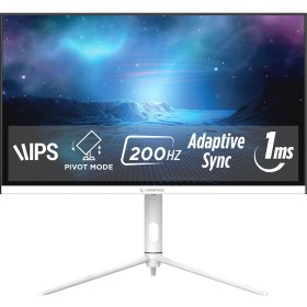 Resim Rampage Glacıer GL27R200Q 27 200Hz 1ms Fast IPS Qhd 2k Adaptivesync Rgb Pivot Siyah Flat Oyuncu Monitörü 