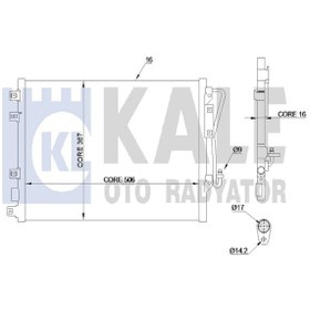 Resim KALE 342820 Klima Radyatoru Kondenser (Renault: Kangoo 1.2 1.5Dci 1.6 1.9 97-- ) 8200221132 (WC522881) 