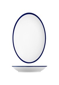 Resim Kütahya 24 Parça Lacivert Fileli Yemek Seti Çok Renkli 