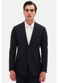 Resim D's Damat Ds Damat Slim Fit Koyu Lacivert Düz Travel Takim Elbise 6he05ob35577m 103 