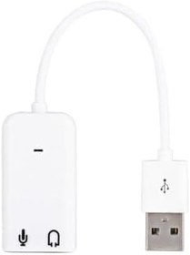 Resim Usb Ses Kartı Çevirici 7+1 Dönüştürücü Laptop Harici Ses Kartı 
