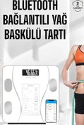 Resim AyrStore Akıllı Tartı Dijital Baskül Yağ Su Kas Vücut Kitle Kilo Ölçer Tartı 