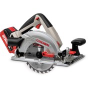 Resim Crown Akülü Daire Testere 20v-4ah 165mm Ct25002-165hx-4 Bmc | Kömürsüz Motorlu Şarjlı Testere Sunta Kesme 
