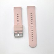 Resim Yunboo Huawei, Samsung Uyumlu Akıllı Saatler İçin 22mm Arayüzlü Pembe Silikon Kordon - Dayanıklı, Şık Tasarım 