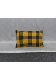 Resim Zehra Abla Halı Yeni El Dokuma Dekoratif Lumbar Kilim Kırlent Yastık Kılıfı 6564 Çok Renkli 