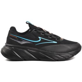 Resim 11123103184 Siyah-Mavi Erkek Spor Ayakkabı 
