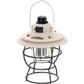 Resim PM-16042 Retro Nostaljik Şarjlı Kamp Lambası Filament + Smd Ledli 