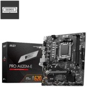 Resim MSI Pro A620m-b Am5 Ddr5 6800(OC) Hdmı Vga M.2 Usb3.2 Jargb V2 Matx 