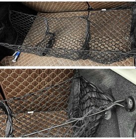 Resim Artfulabode Yük Torba Suv Pick-up Organizatörü Kamyonu İçin Depolama Depolama Cep Bagajı Arka Araba Araba Ağı Ağı Ağı 47x12in Ef 