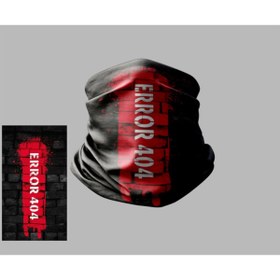 Resim Buffalo Yazı Tasarımlı Motorcu Buff Maske Outdoor Boyunluk Unisex Bandana 