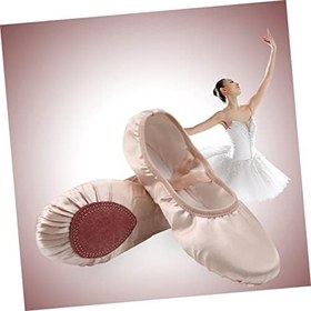 Resim SHERCHPRY spor ayakkabı+terlik çocuklar slayt sandalet bale terliği Bale ayakkabıları çocuk panduf bale ayakkabısı jimnastik yoga ayakkabıları yetişkin dans ayakkabıları kurdele 