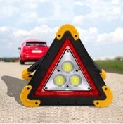 Resim Axe Tools Flaşörlü Led Işıklı Üçgen Reflektör Projektör Lambalı Trafik Acil Durum Feneri 