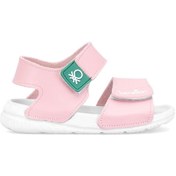 Resim Benetton Bn-1252 Bebe Kız Çocuk Sandalet Pudra Pudra 