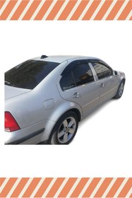 Resim alp aksesuar Volkswagen Bora Tüm Modellerine Özel 4'lü Mügen Tip Cam Rüzgarlığı 