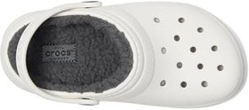 Resim Crocs Üniseks Çocuk Klasik Astarlı Terlik K, Beyaz Gri, 43 EU 