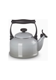 Resim Le Creuset Geleneksel Islık Çalan Emaye Kaplı Çaydanlık, 2.1l Çaydanlıklar Açık Gri 