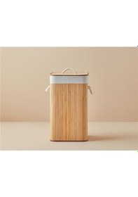 Resim English Home Fancy Katlanabilir Çamaşır Sepeti Bej Diğer 