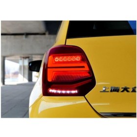 Resim Gala Vw Polo Mk6 Q2 Dizayn Led Stop Takımı Kırmızı 