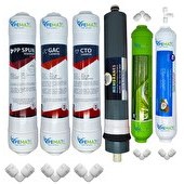 Resim Pemax Water Solutions Kapalı Kasa Su Arıtma Cihazlarına Ecomax 6'lı Platinium Mebran Alkali-Tatlandırıcı 