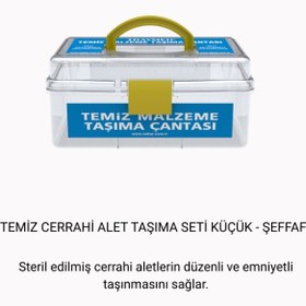 Resim Temiz Malzeme Taşıma Çantası 