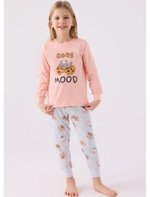 Resim Rolypoly Kız Çocuk Uzun Kol Pijama Takım A.somon-1725 SOMON 