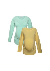 Resim Luvmabelly Myra2309_2306 Hamile Tshirt Seti 