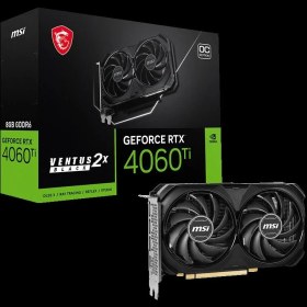 Resim MSI Vga Geforce Rtx 4060 Tı Ventus 2X Black 8G Oc Rtx4060Tı 8Gb Gddr6 128B Dx12 Pcıe 4.0 X16 (3Xdp 1Xhdmı) Ekran Kartı 
