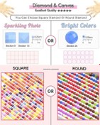 Resim Koyu Yeşil 5d Elmas Boyama Köpek Kuş Kutup Ayısı Hayvan Elmas Nakış Ayarı Güne Manzara Resimleri Rhinestones Kanvas Tablo 56736792 