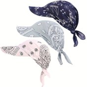 Resim 3 adet Patriotic Bandana Başörtüsü Seti - Ayarlanabilir, Hafif Polyester, Yıldız ve Bayrak Tasarımları, Açık Hava Aktiviteleri için İdeal, Açık Hava Başlığı | Patriotic Tema | Hafif Başörtüsü, Başörtüsü 
