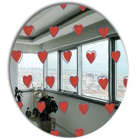 Resim Yuvarlak Ayna, Pinterest Ayna, Renkli Duvar Dekoru, Pinterest Oda Dekoru, Kırılmaz Dekorafif Ayna 